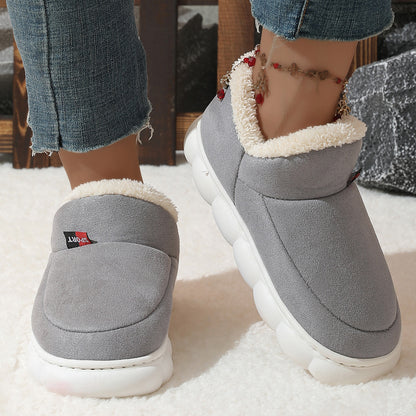 Chaussures d'hiver en coton et peluche