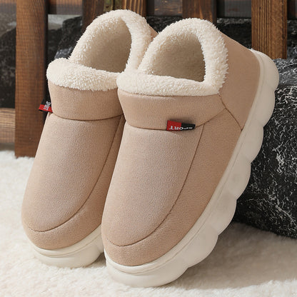 Chaussures d'hiver en coton et peluche