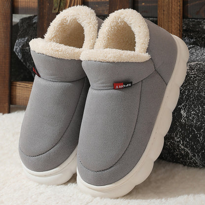 Chaussures d'hiver en coton et peluche