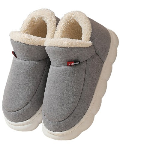 Chaussures d'hiver en coton et peluche